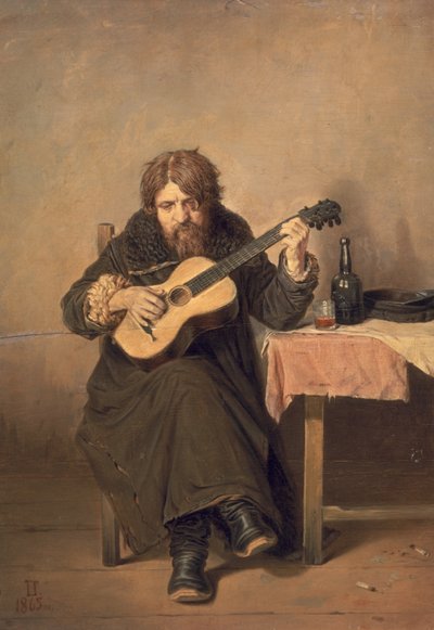The Widowed Guitar Player by Vasili Grigorevich Perov
